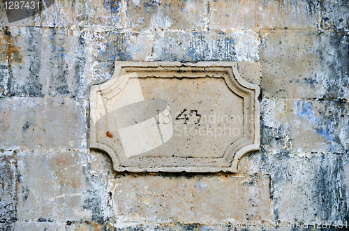 Image of stone inscription
