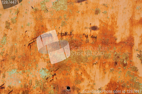 Image of rusty peeling metal