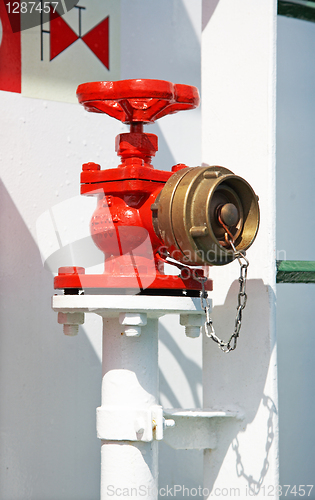Image of Red fire hydrant