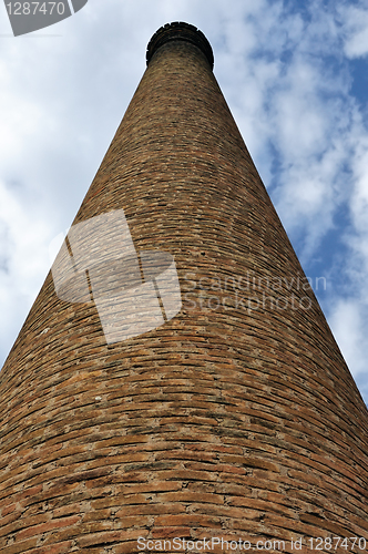 Image of industrial brick chimney