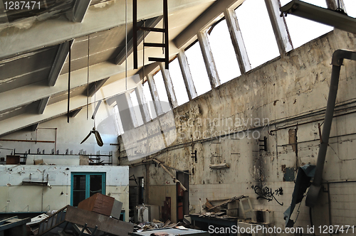 Image of abandoned factory ruins