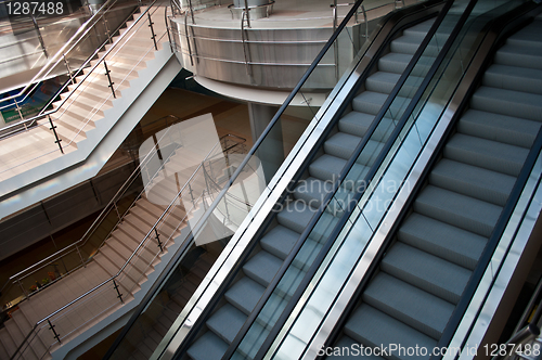 Image of escalators 