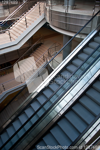 Image of escalators 