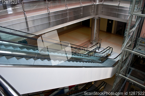 Image of escalators  