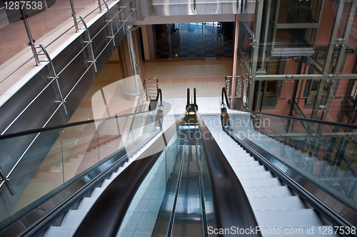 Image of escalators  