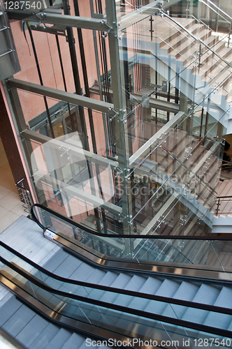 Image of escalators  