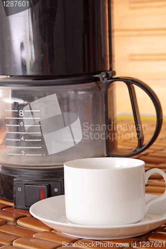 Image of coffee machine and cup 