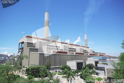 Image of coal fired power station