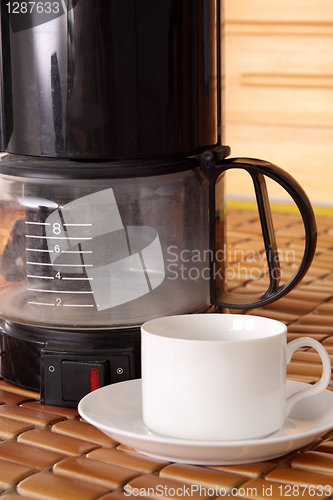 Image of coffee machine and cup 