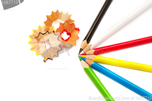 Image of Pencils and shavings