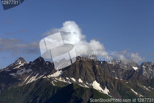Image of Caucasus Mountains. Georgia, Svaneti