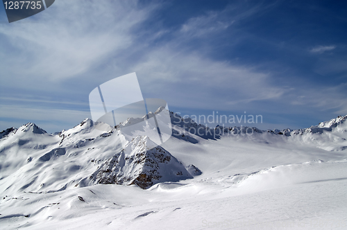 Image of View from the ski slope of Elbrus