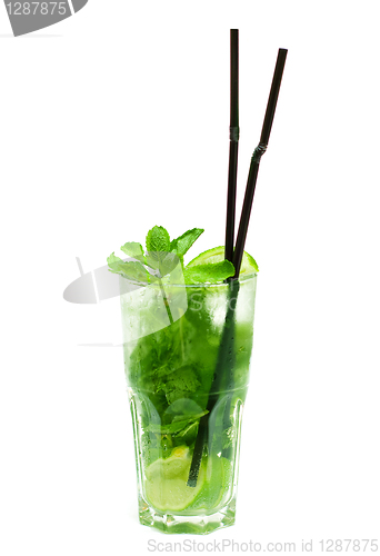 Image of Mojito cocktail isolated