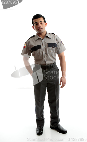 Image of Male worker in uniform