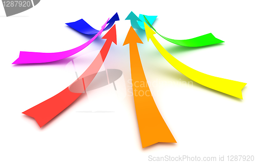 Image of Rainbow arrows