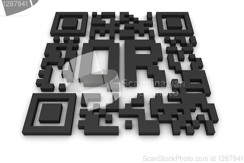 Image of QR-code with letters