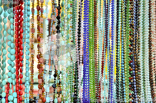 Image of lots of colorful glass beads  