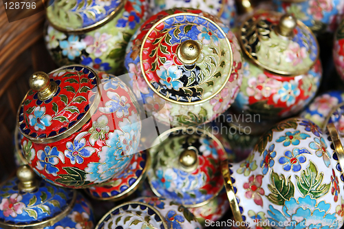 Image of Oriental jewelery containers