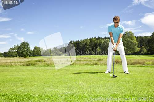 Image of golf player