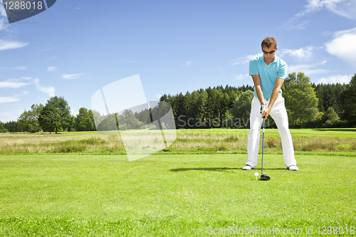 Image of golf player