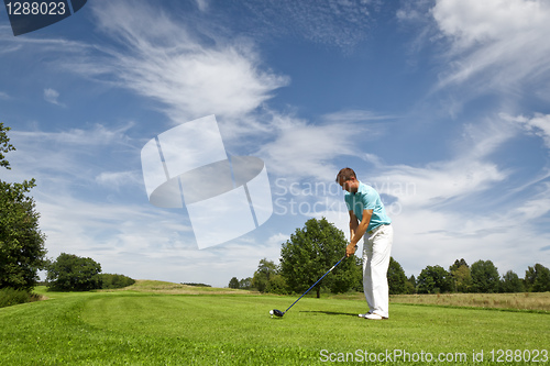 Image of golf player