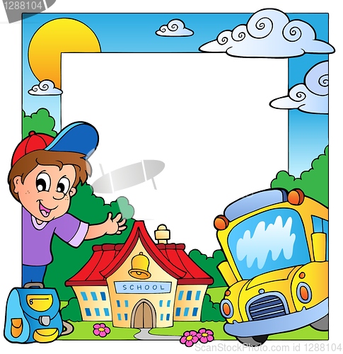 Image of School theme frame 1