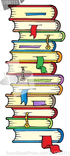 Image of Big column of books