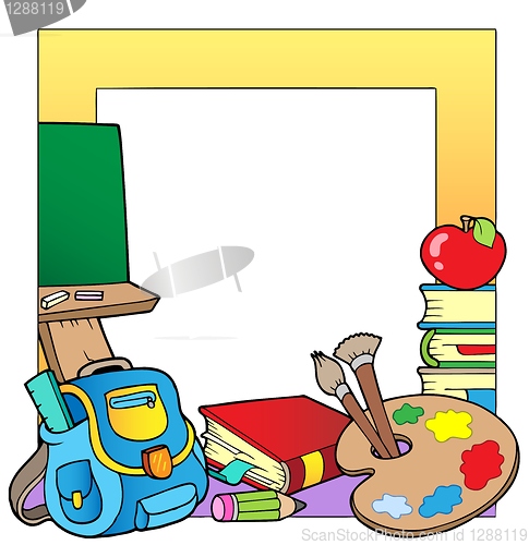 Image of School theme frame 2