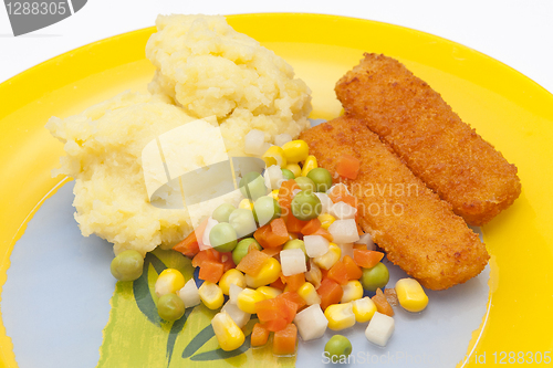 Image of Fish and vegetables