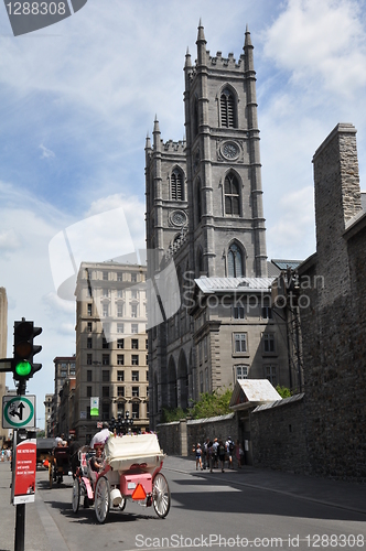 Image of Notre Dame Basilica in Montreal