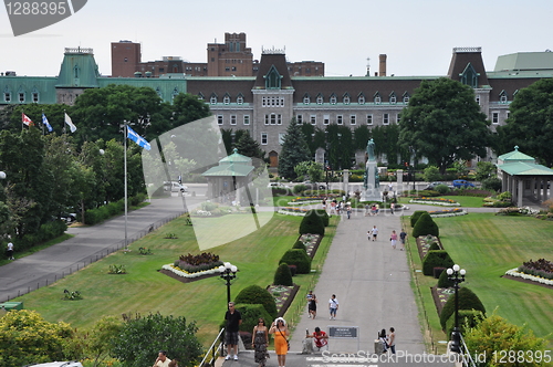 Image of Garden at St Joseph's Oratory in Montreal