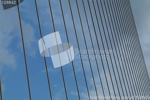 Image of Detail of suspension bridge