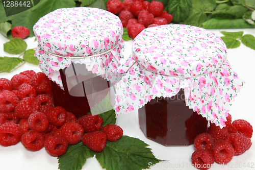 Image of Homemade raspberry jam