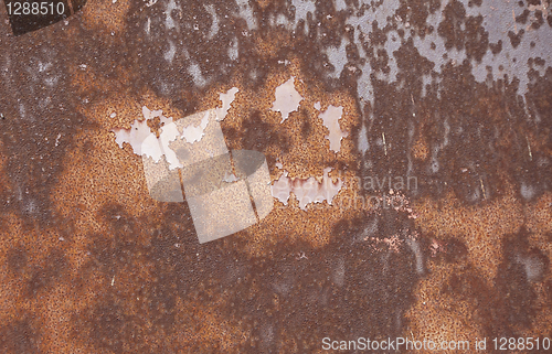 Image of  rusted metal surface