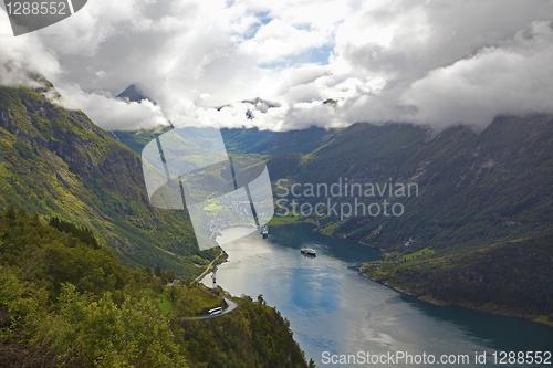 Image of View of Geiranger