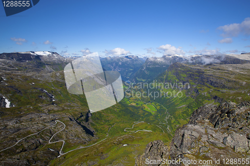 Image of View of Geiranger