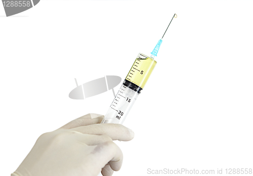Image of Syringe with medicine