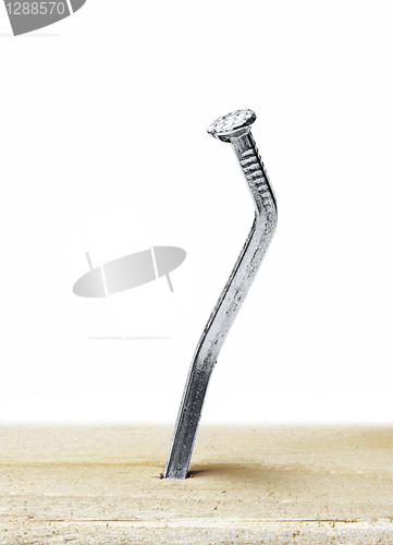 Image of nail bent out of shape