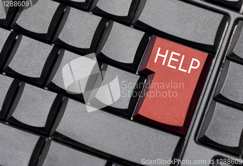 Image of help computer key