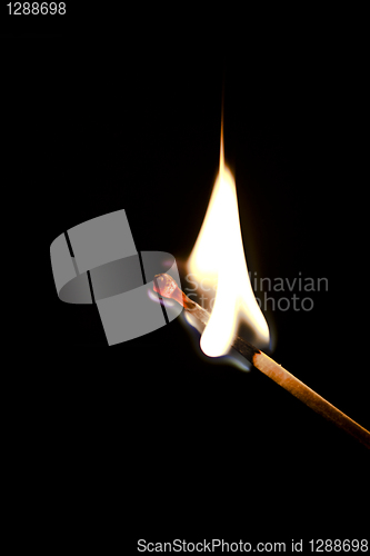 Image of Ignited matchstick 