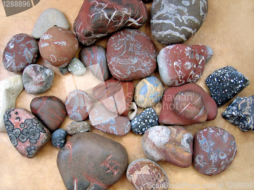 Image of colorful pebbles