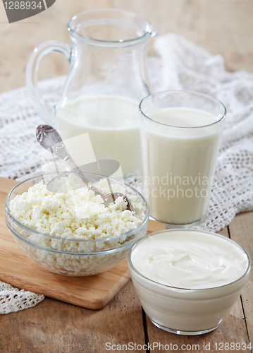 Image of fresh milk products