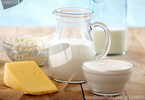 Image of fresh dairy products