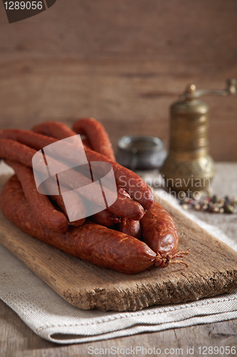 Image of smoked sausages