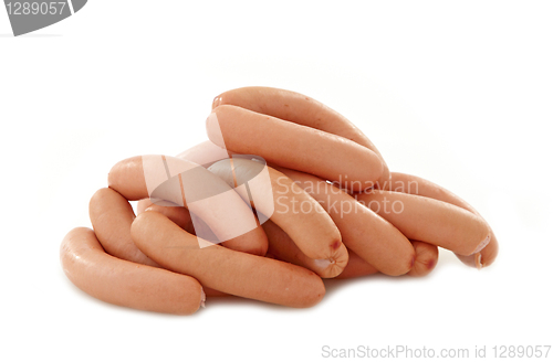 Image of boiled sausages