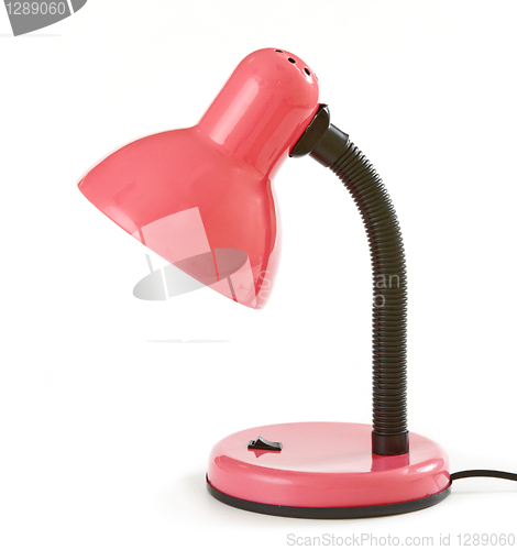 Image of pink table lamp
