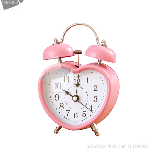 Image of pink clock