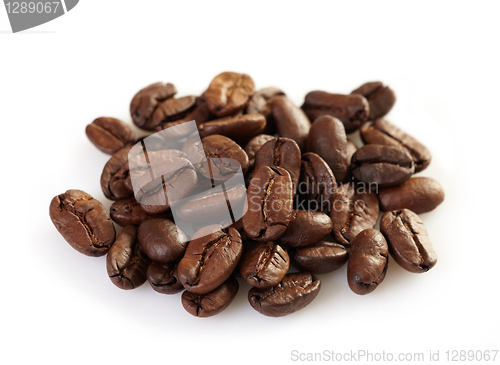 Image of coffee beans macro