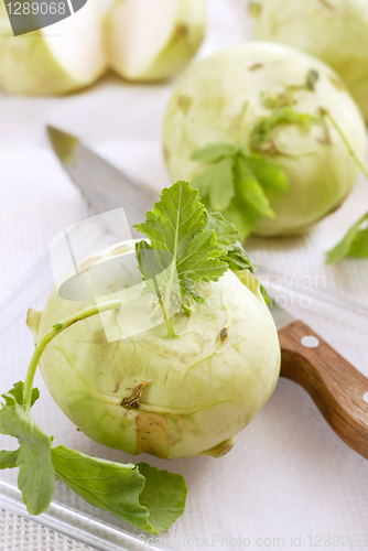 Image of fresh kohlrabi