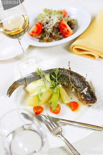 Image of fish food